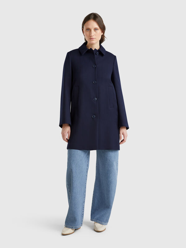 Manteau en viscose mélangée Femme