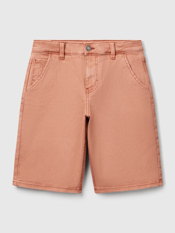 Bermuda coupe classique effet denim Garçon