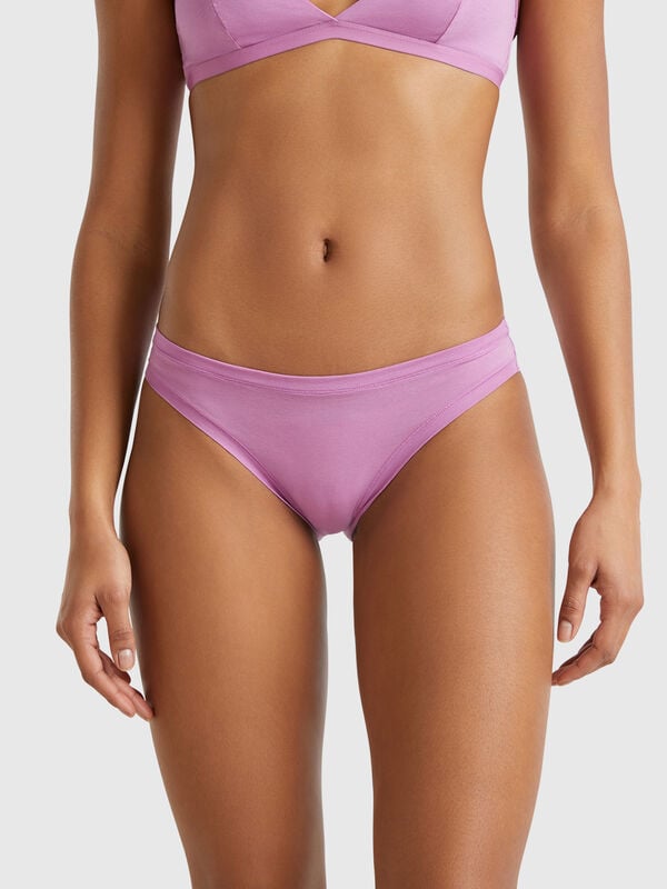 Tief sitzender Slip aus superelastischer Baumwolle Damen
