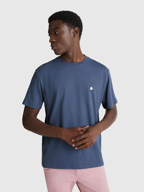 Basic-T-Shirt aus Baumwolle Herren