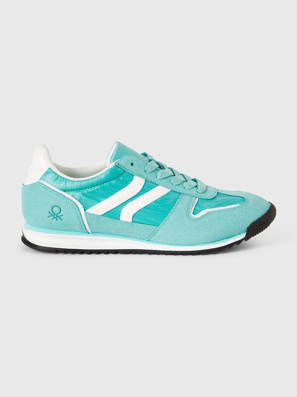Low-top sneakers in imitation suede Women