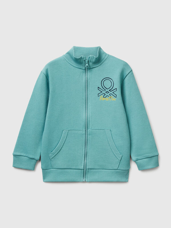 Baumwoll-Sweatshirt mit Logo Jungen
