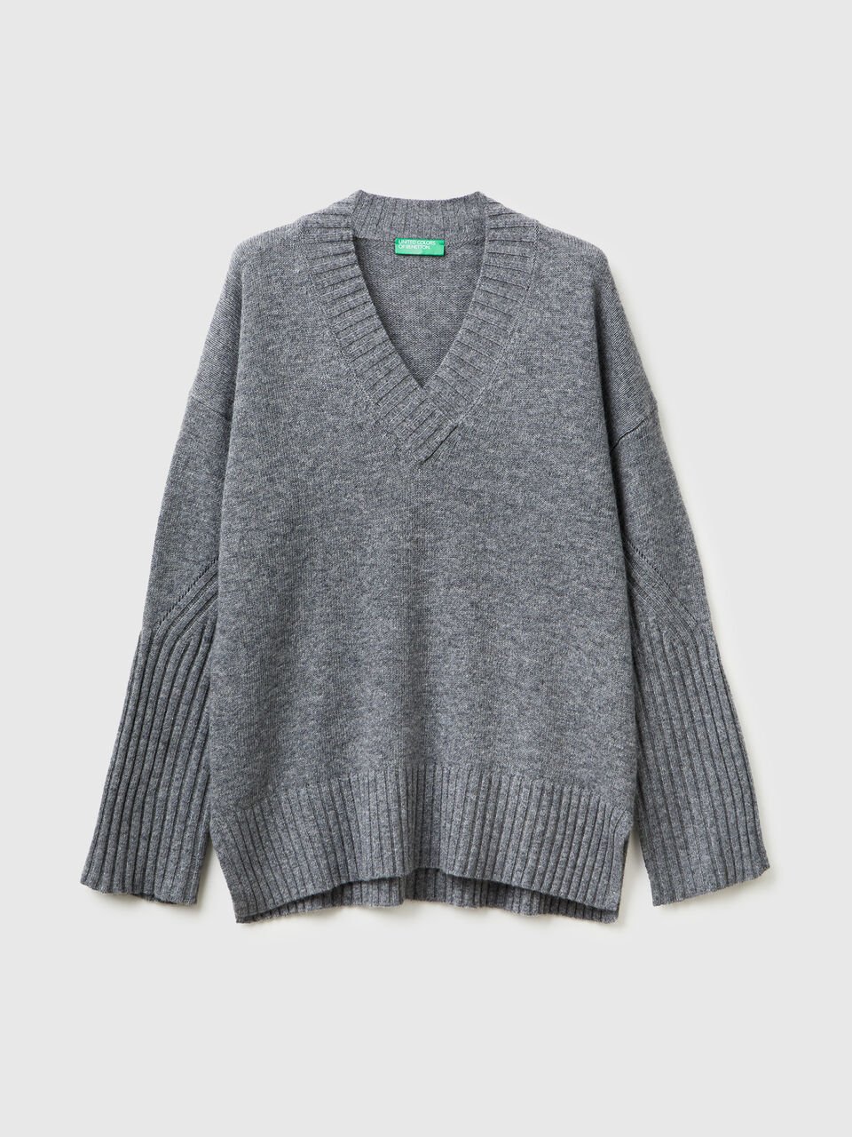 V NECK SWEATER L/S Femme image number 1