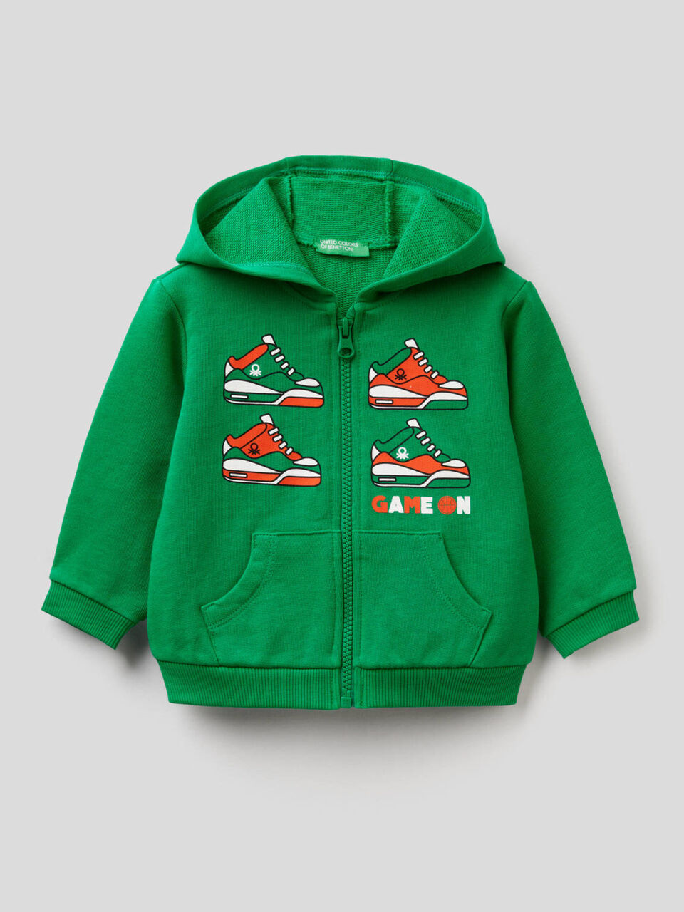 Sweat avec capuche en coton bio image number 1