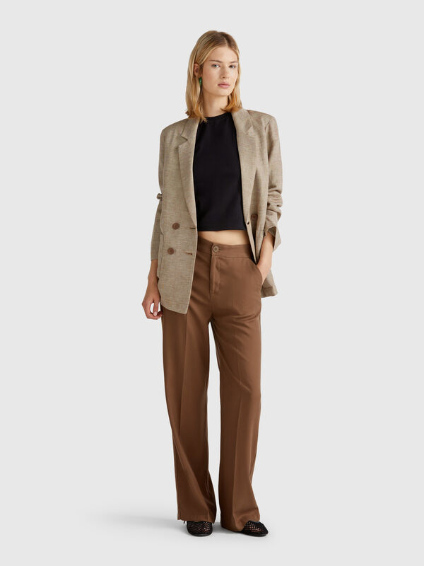 Pantalon pur lyocell Femme