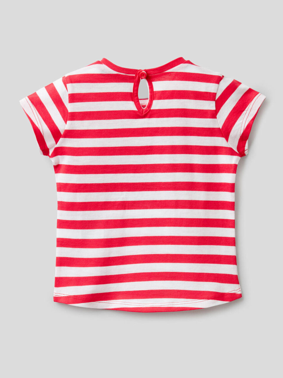 Striped t-shirt in 100% cotton image number 2