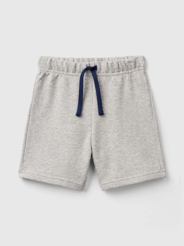 Bermudashorts aus Baumwollfleece Jungen