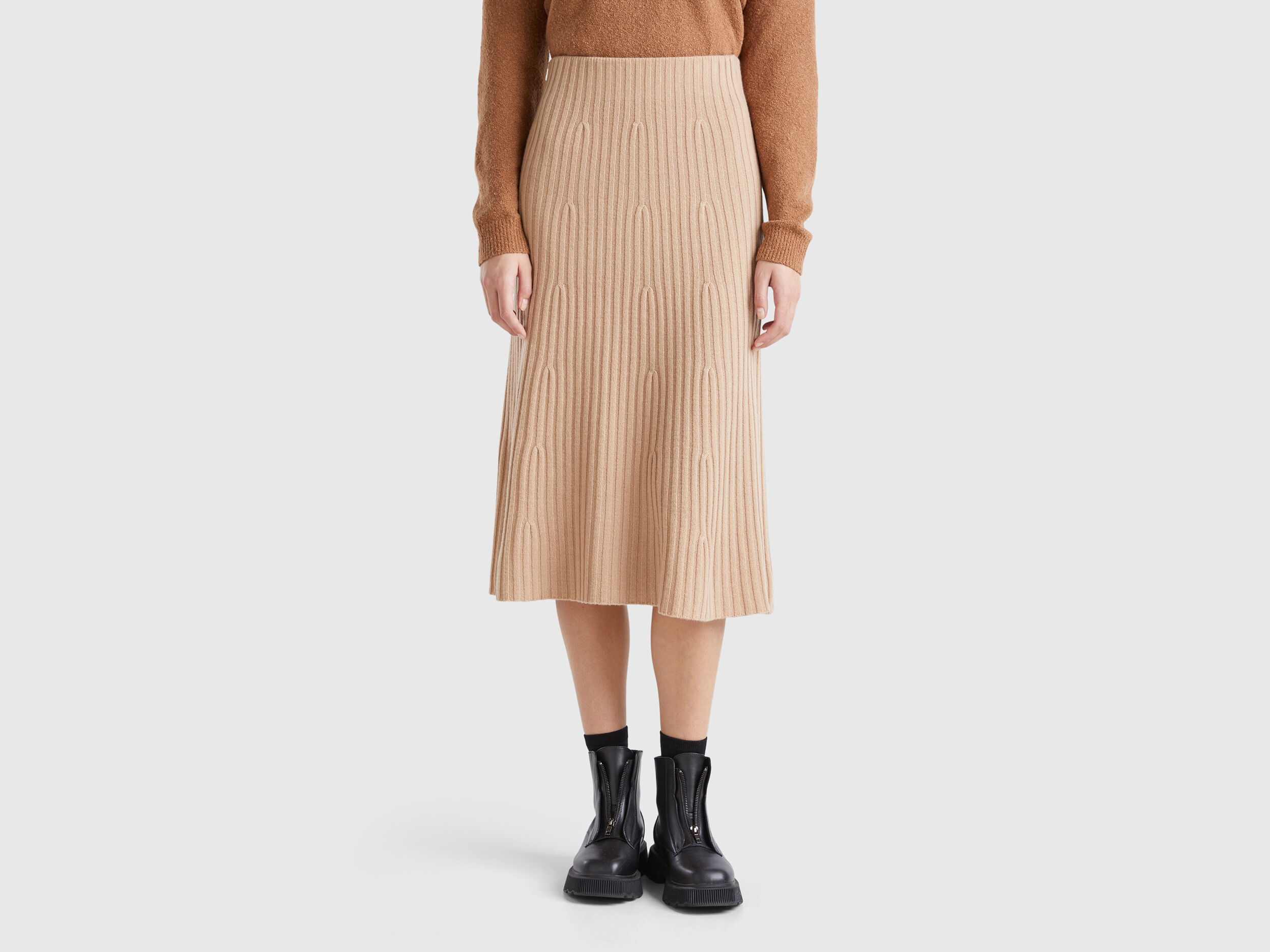 Jupe midi camel deals