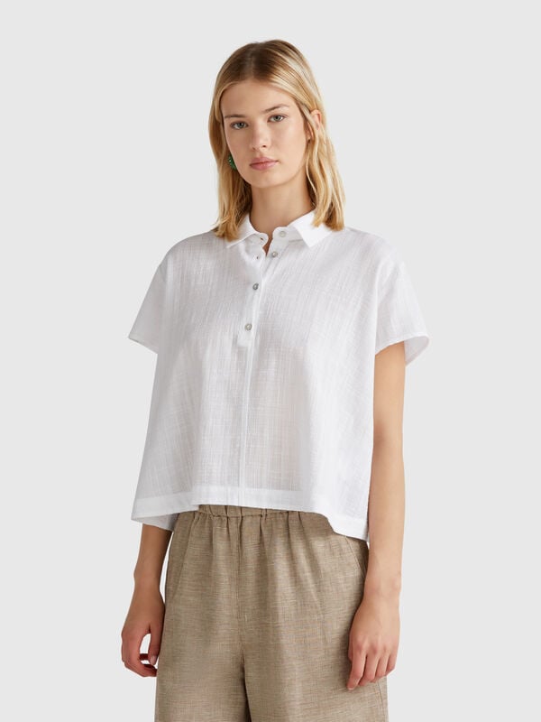 Leichtes Kurzarmshirt Damen