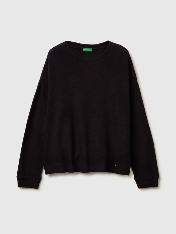 Warmer Pullover aus Stretch-Baumwolle Damen