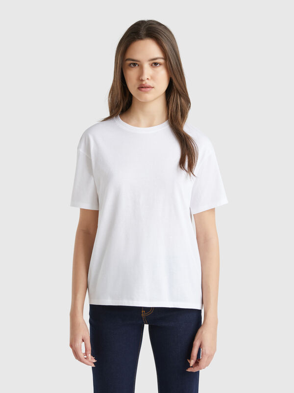 T-shirt à manches courtes 100% coton Femme