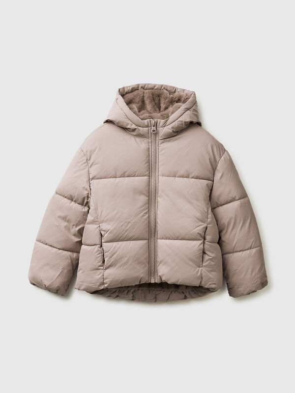 Padded jacket with hood Junior Girl