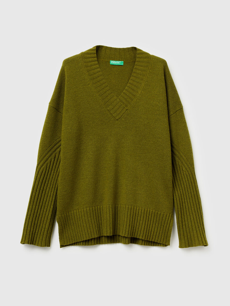 V NECK SWEATER L/S Women image number null