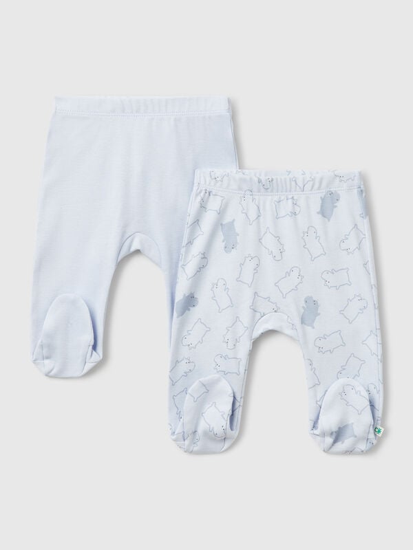 Deux pantalons en coton  Naissancede