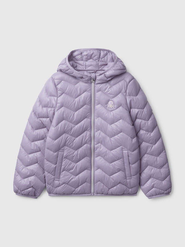 Veste matelassée avec capuche Filles