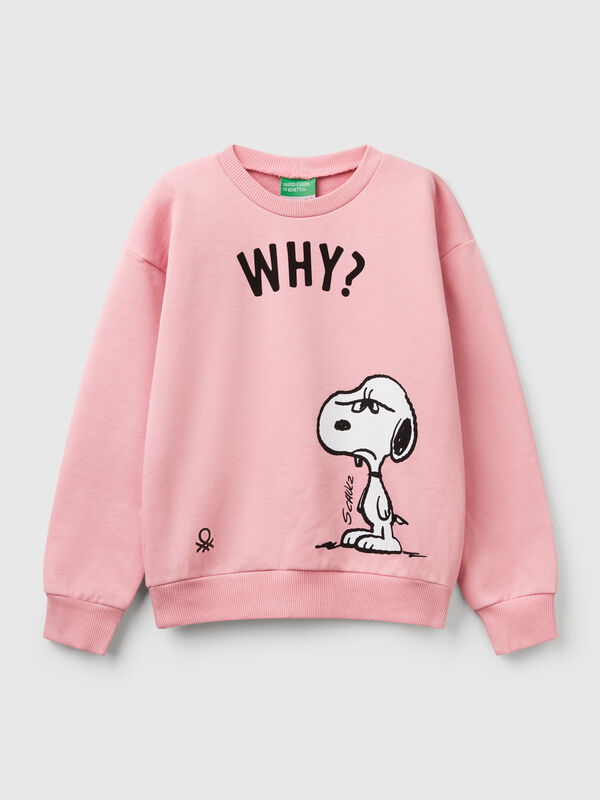 Sweat-shirt en coton Snoopy ©Peanuts Filles