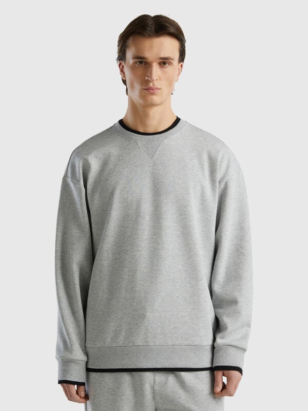 Sweat coupe relaxed Homme