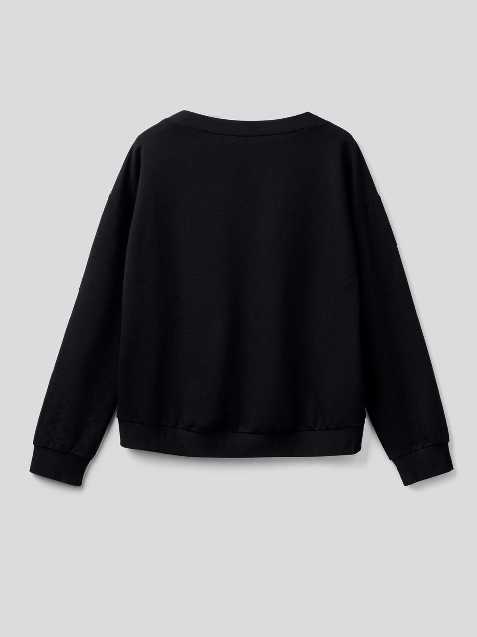 Sweatshirt in stretch cotton blend image number 2