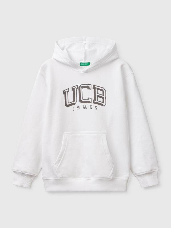 Sweatshirt mit Druck und Kapuze  Jungen