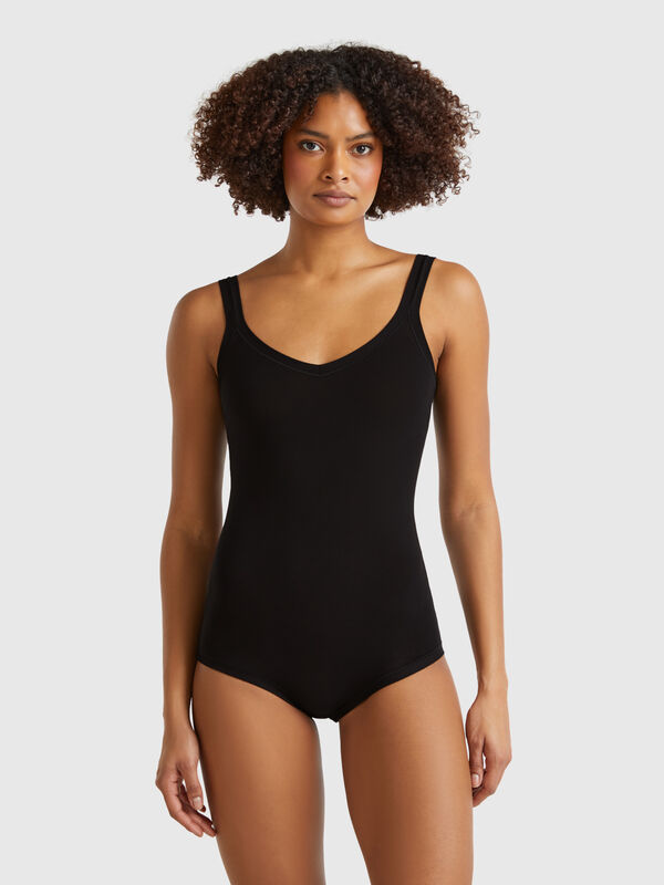 Superstretch-Body aus Baumwolle Damen