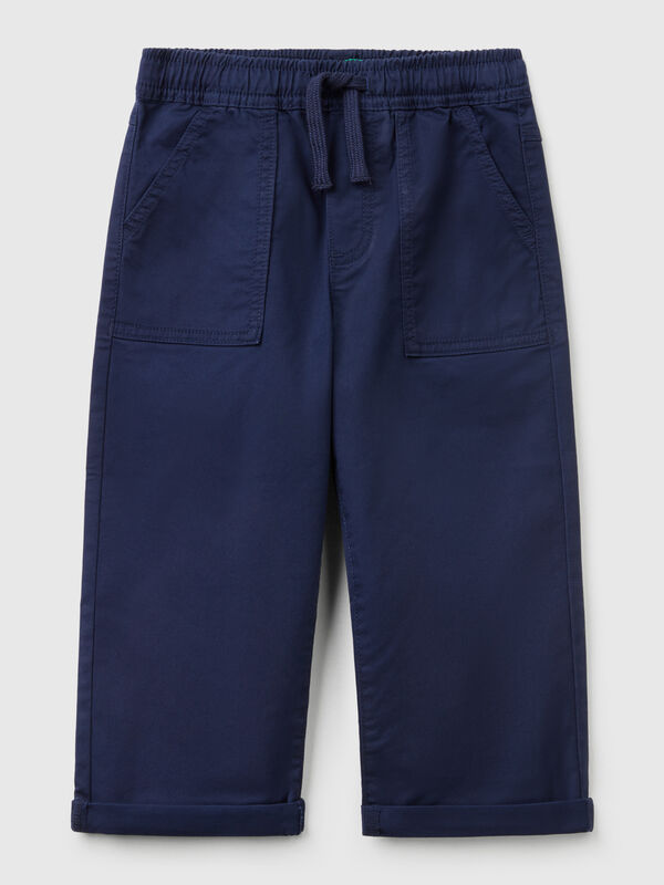 Pantalon de jogging en coton extensible avec cordon de serrage Garçon