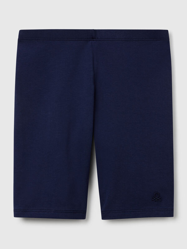 Kurze Leggings aus Stretch-Baumwolle Mädchen