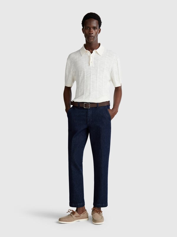 Jean chino coupe slim Homme