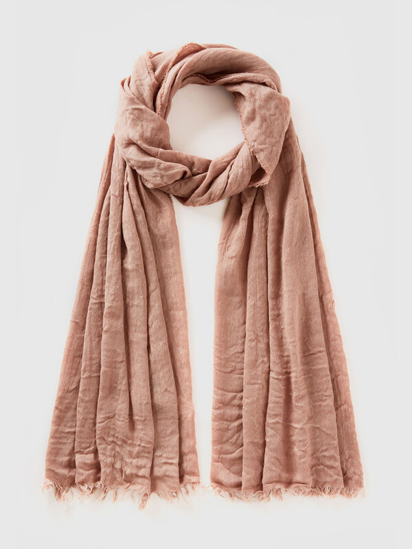 Lightweight viscose blend scarf Women