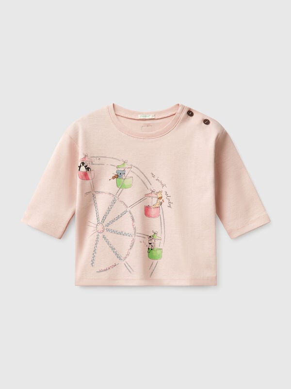 T-shirt with animal print  New Born (0-18 months)