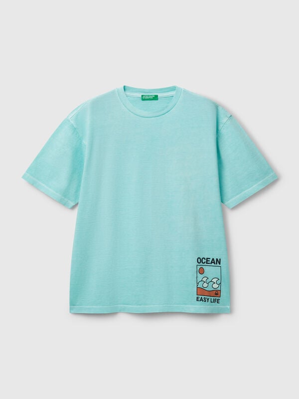 T-Shirt mit Vorder- und Rückseitendruck Jungen