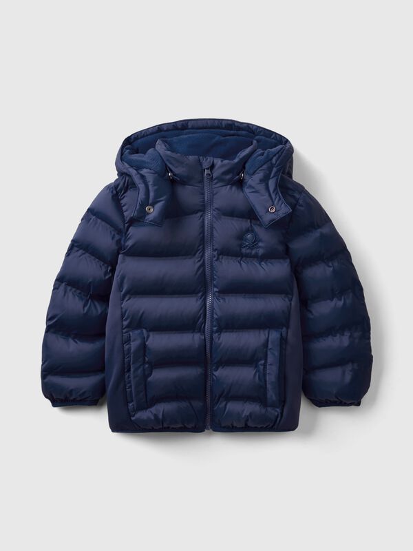 Blouson avec détails en néoprène Garçon