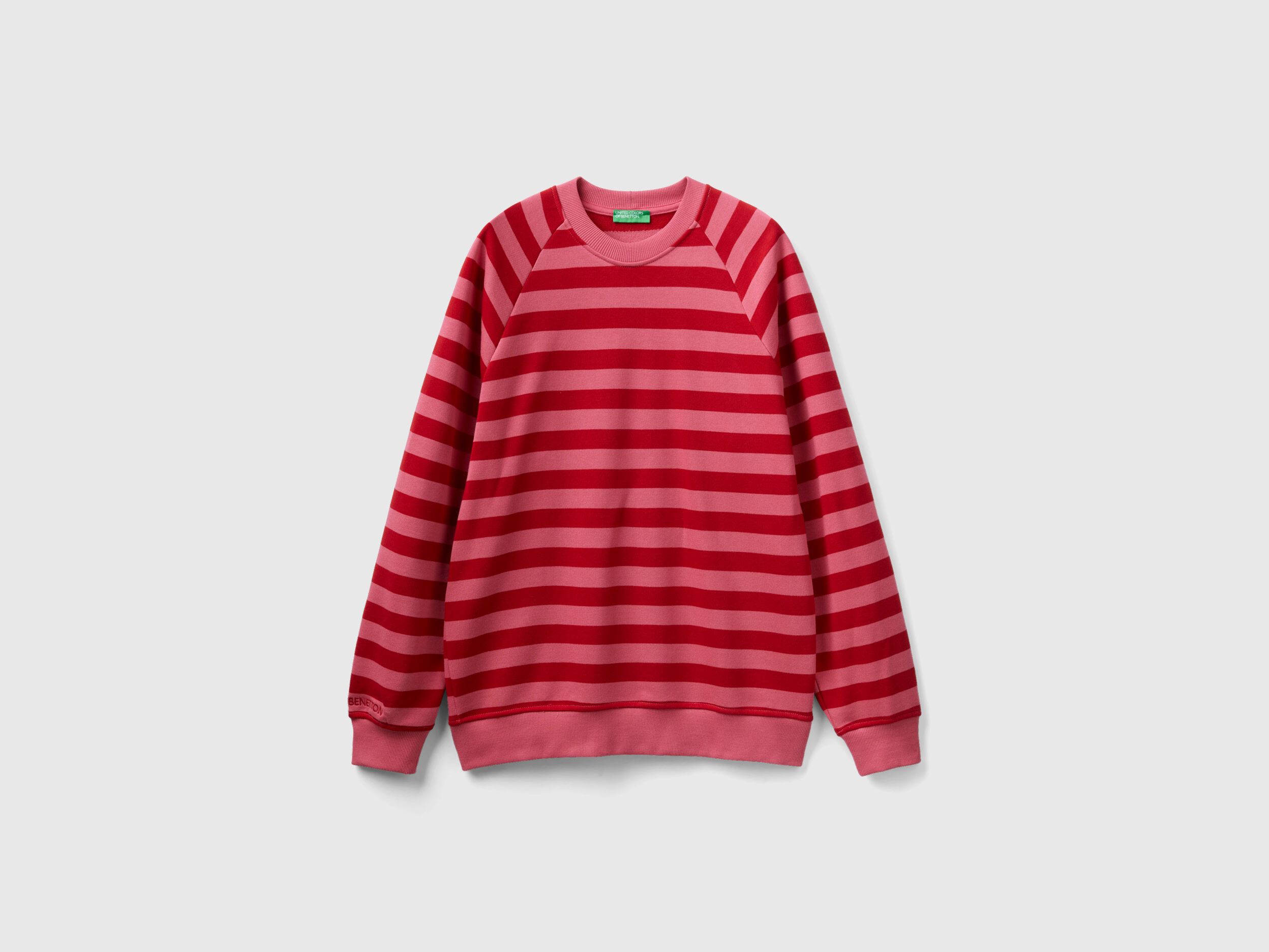 Red pink striped sweater 2025