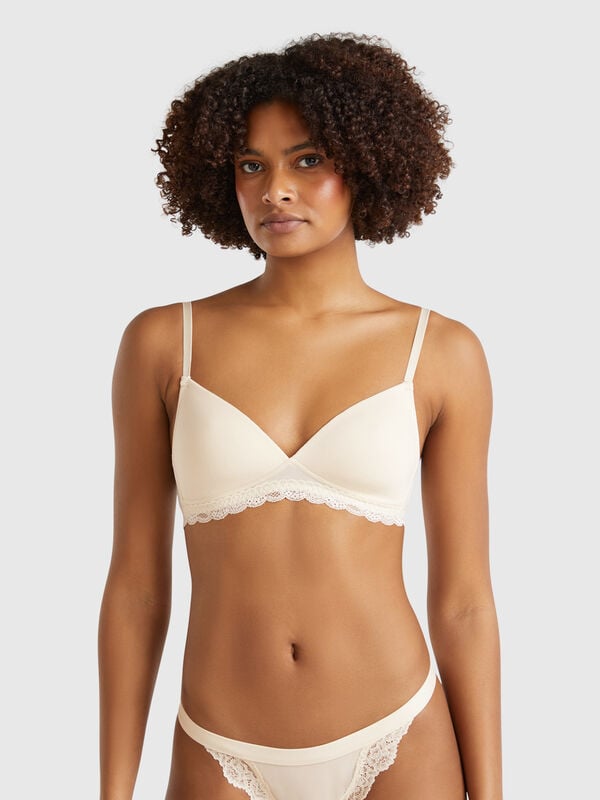 Soutien-gorge rembourré en Modal stretch Femme