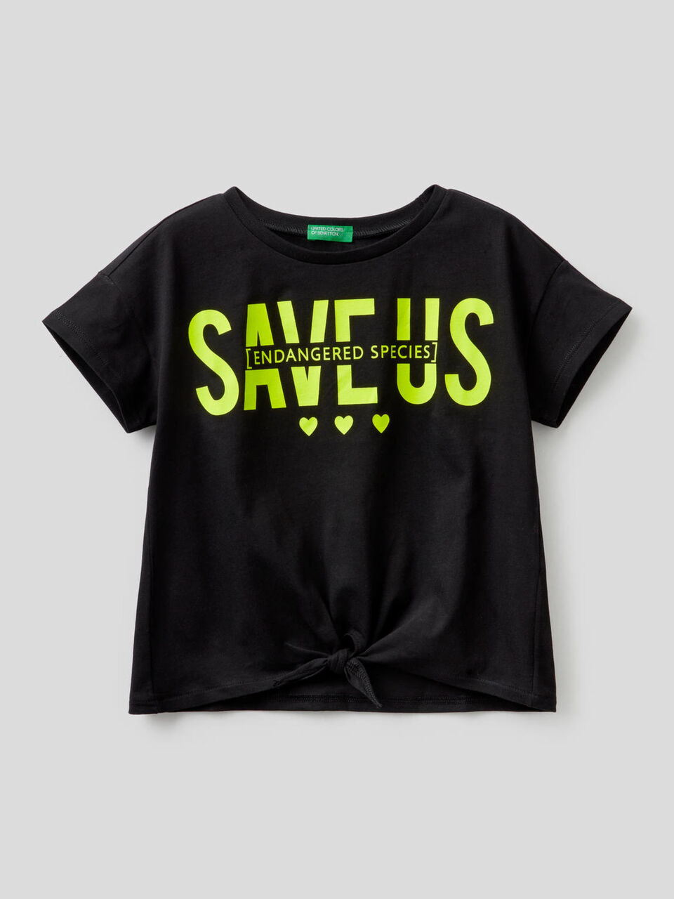 T-Shirt mit Schleife am Unterrand image number 1