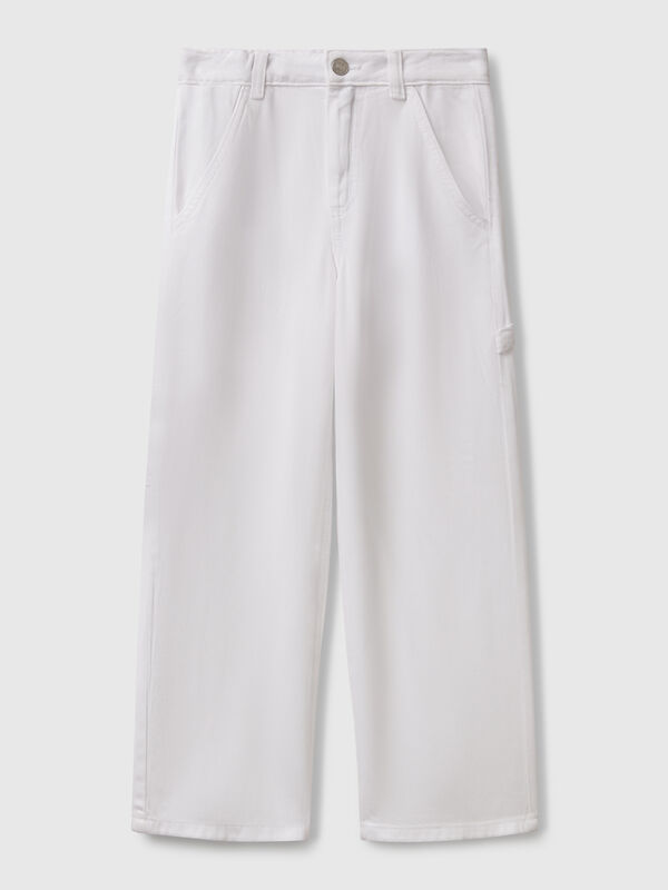 Fließende Hose im Worker-Stil Mädchen