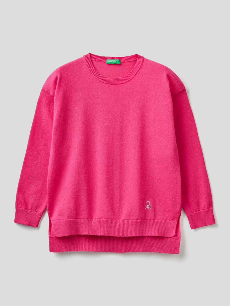 Pullover mit Logo aus Strass image number 1