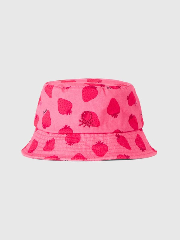 Bucket hat with strawberry pattern Junior Boy