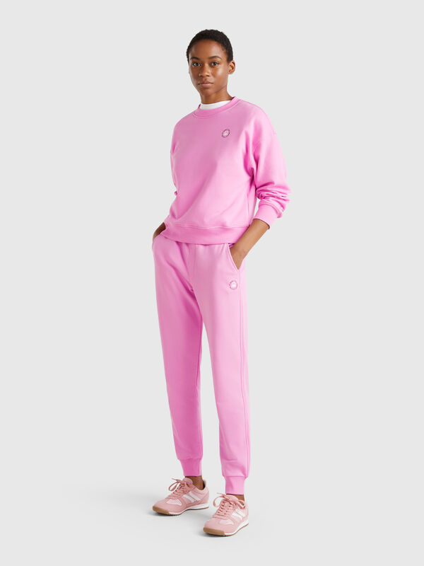 Pantalon sweat avec cordon de serrage Femme