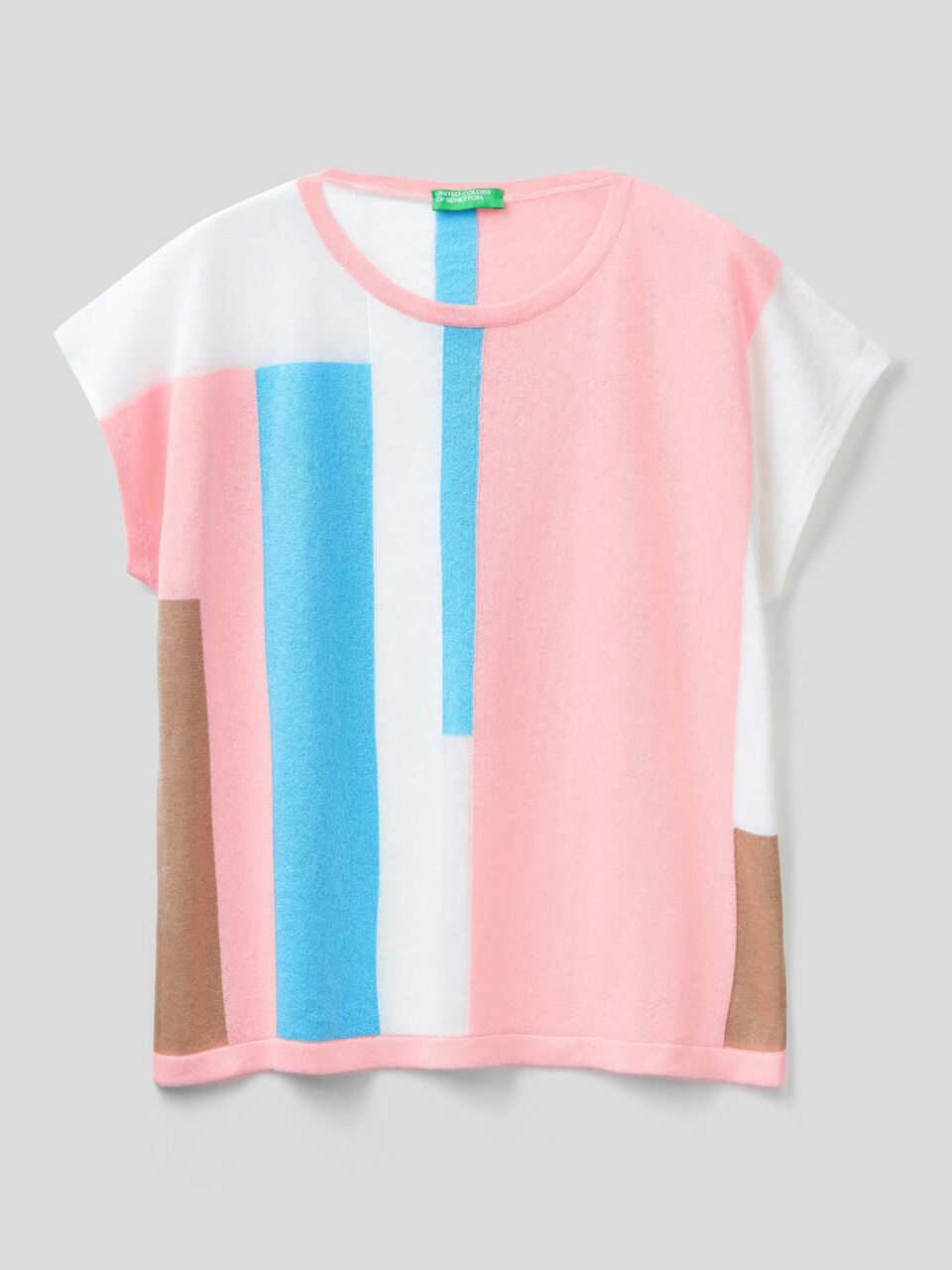 Pullover mit geometrischer Verarbeitung image number 1