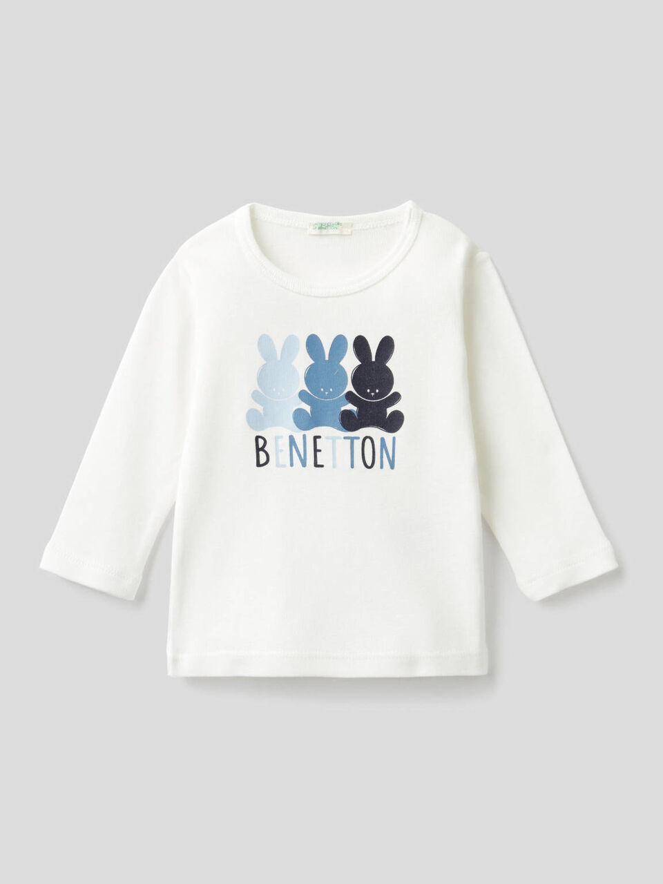 T-shirt à manches longues en 100% coton bio image number 1