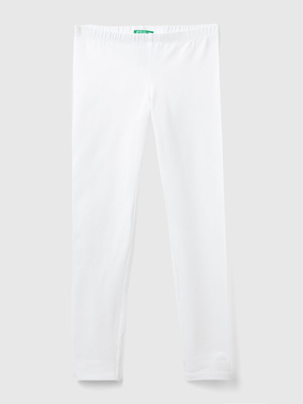 Leggings en coton extensible avec logo Filles