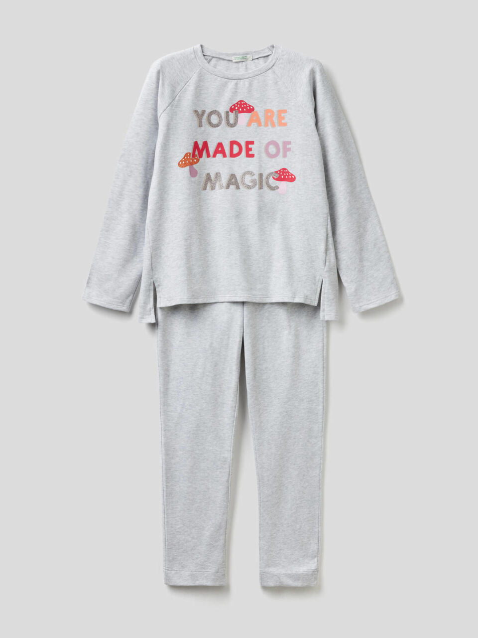 Pyjamas in warm stretch cotton image number 1