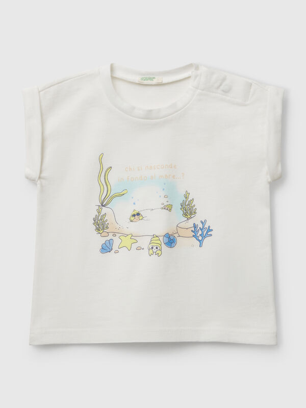 T-shirt à manches courtes avec imprimé Naissancede