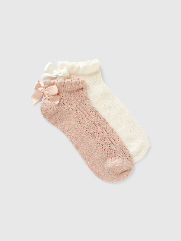 Short socks with bow Junior Girl