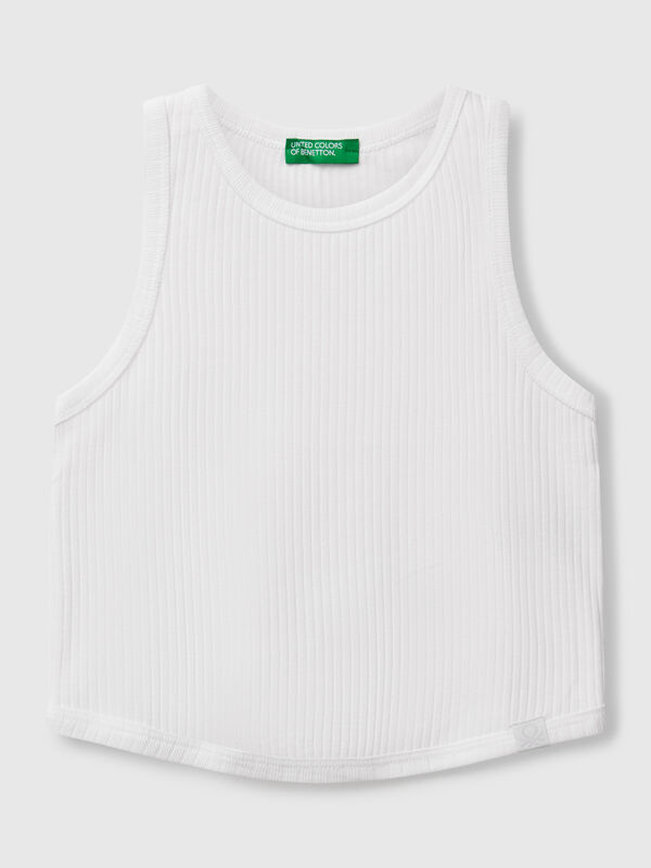 Geripptes Tanktop Mädchen