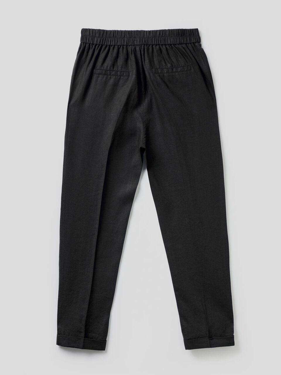 Cropped-Hose aus 100% Leinen image number 2