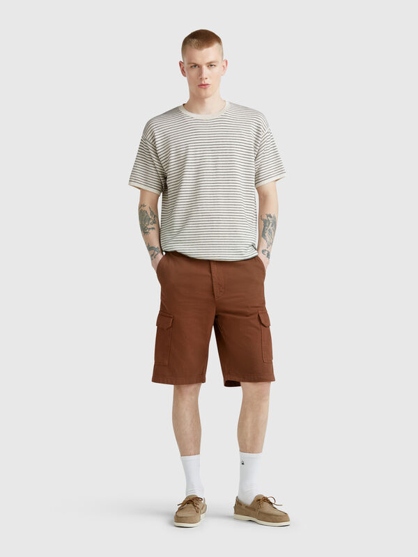 Cargoshorts aus Baumwollmischung Herren