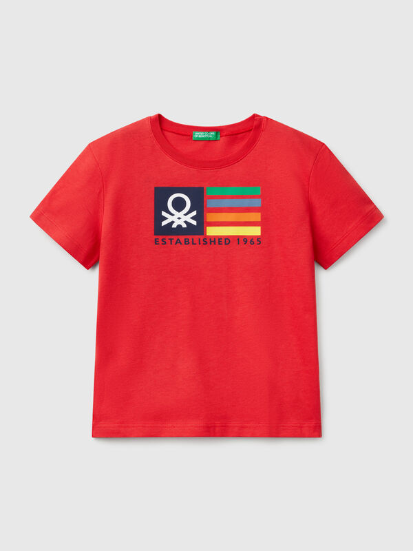 T-Shirt mit Logodruck Jungen