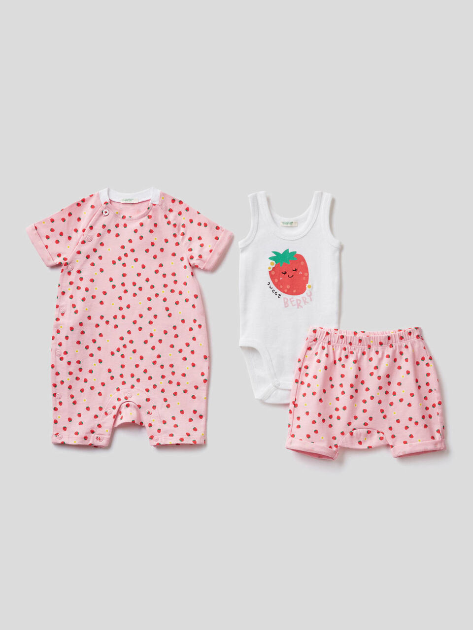 3 layettes in organic cotton image number 1