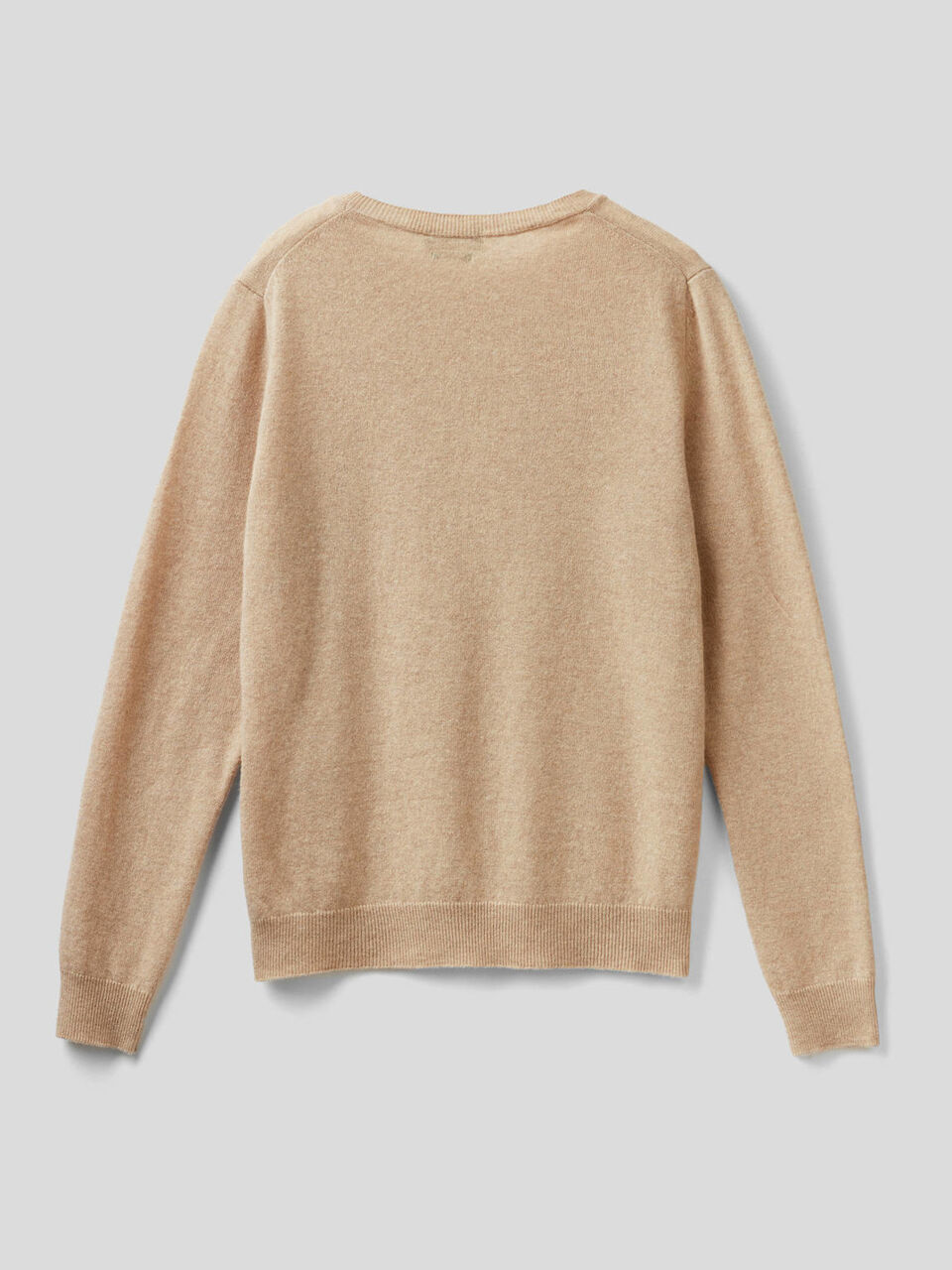 Pull col rond en pure laine vierge image number 2
